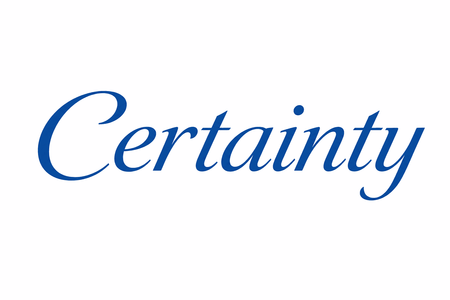 Certainty